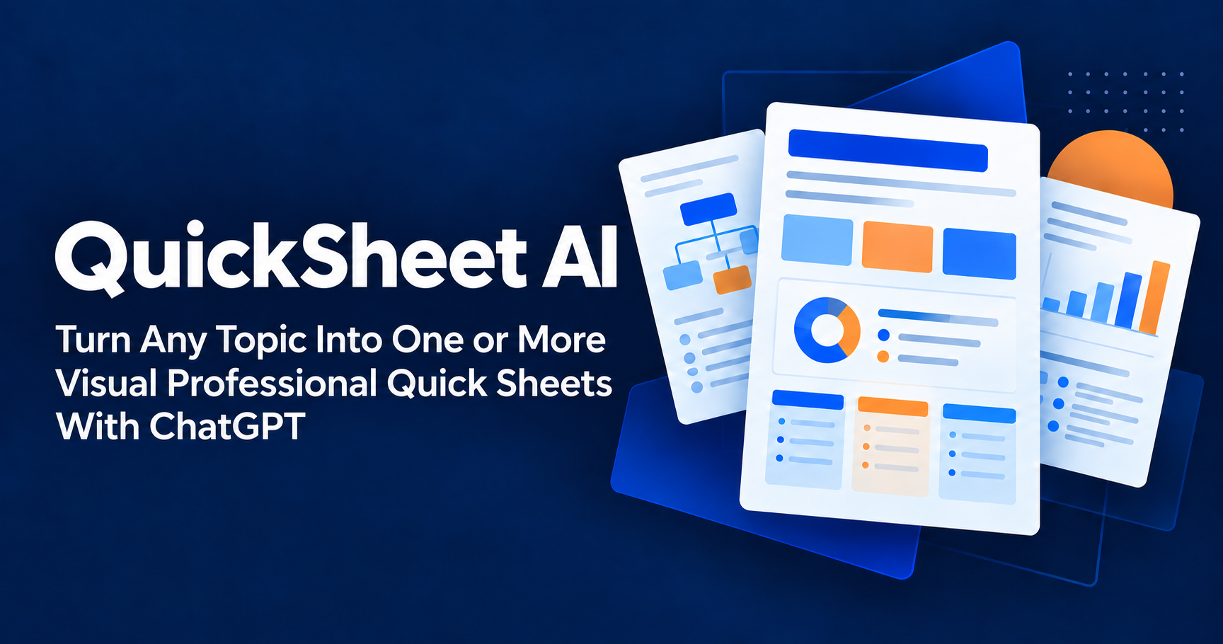 QuickSheet AI promotional graphic